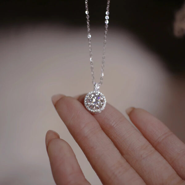 Parure en Diamant de Moissanite - Ensemble 5 Carat